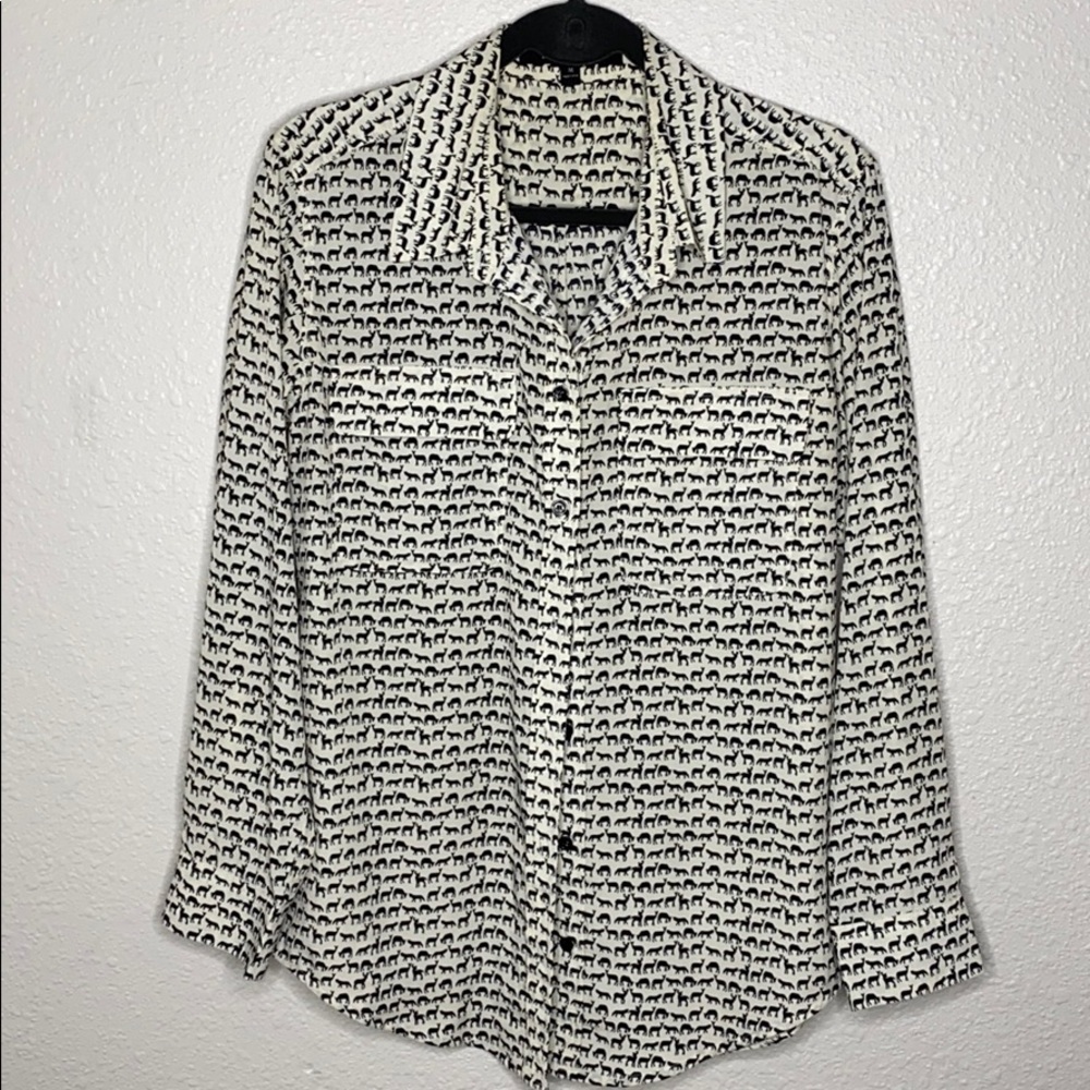Elk print blouse by Boundary & CO